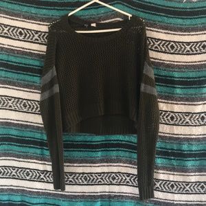 Urban outfitters cropped knitted sweater